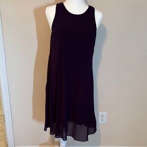 Lauren Sleeveless Swing Dress in Deep Plum. Fully lined. Like New SZ 12
